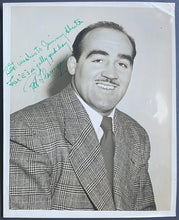 Load image into Gallery viewer, C 1950s Autographed Pat Flanagan Type 1 B&amp;W Photo Turofsky Wrestling Signed VTG
