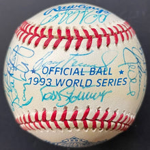 Load image into Gallery viewer, 1993 World Series Toronto Blue Jays Rawlings Team Signed Baseball Autographed
