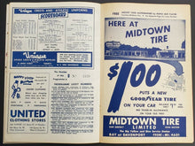 Load image into Gallery viewer, 1950 Maple Leaf Gardens Semi-Finals Stanley Cup Program Leafs v Red Wings Broda
