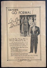 Load image into Gallery viewer, 1937 Massey Hall Program Toronto Symphony Orchestra Performance Program
