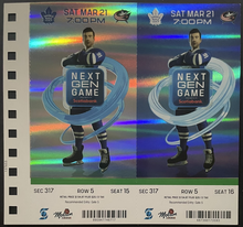 Load image into Gallery viewer, 03/21/2020 Toronto Maple Leafs NHL Hockey Ticket Tavares Likeness On The Ticket
