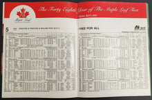 Load image into Gallery viewer, 1999 Woodbine Racetrack Maple Leaf Trotting Classic Program Signed Ron Waples
