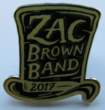 Load image into Gallery viewer, Zac Brown Band 2017 Tour Souvenirs - Lapel Pin / Decal / Card / Club Credential
