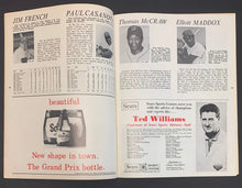 Load image into Gallery viewer, 1971 Washington Senators vs Boston Red Sox MLB Baseball Program Vintage
