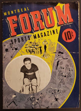 Load image into Gallery viewer, 1941 Montreal Forum&#39;s 18th Annual International Bike Race Sports Book Magazine

