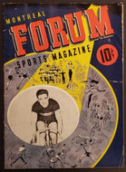 1941 Montreal Forum's 18th Annual International Bike Race Sports Book Magazine
