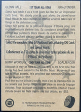 Load image into Gallery viewer, 1995/96 Parkhurst Hockey Gump Worsley + Glenn Hall Dual Signed NHL Hockey Card
