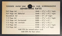 Load image into Gallery viewer, 1959 Toronto Maple Leafs Baseball International League Program Advertising +
