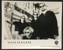 Load image into Gallery viewer, Van Halen Studio Photo 1994 Warner Brothers Sammy Hagar David Lee Roth Rock Band
