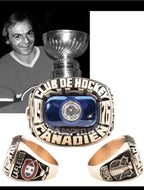 1975-76 Montreal Canadiens Guy Lafleur Salesman's Sample Stanley Cup Gold Ring