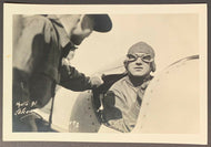 1919 Ralph DePalma Vintage Press Photo Auto Racing Legend Behind The Wheel