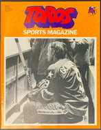 1974 WHA Hockey Program Toronto Toros vs Houston Aeros Wayne Dillon 4 Goals Howe