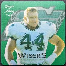 Load image into Gallery viewer, 21 Saskatchewan Roughriders Wisers Premium Drink Coasters CFL Football Vintage
