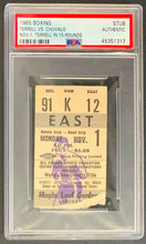 Load image into Gallery viewer, 1965 Boxing Ticket Terrell vs Chuvalo Championship Fight Maple Leaf Gardens PSA
