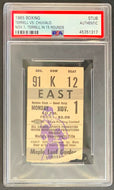 1965 Boxing Ticket Terrell vs Chuvalo Championship Fight Maple Leaf Gardens PSA