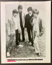 Load image into Gallery viewer, 1969 The Who Rare Studio Band Photo Keith Moon Roger Daltry Entwhistle Townshend
