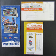 2013 NASCAR Pure Michigan 400 Full Ticket + Pit Paddock Pass + Fan Guide Racing