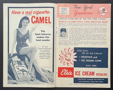 Load image into Gallery viewer, 1959 Yankee Stadium MLB Baseball Program Yankees vs Indians Mantle Home Run
