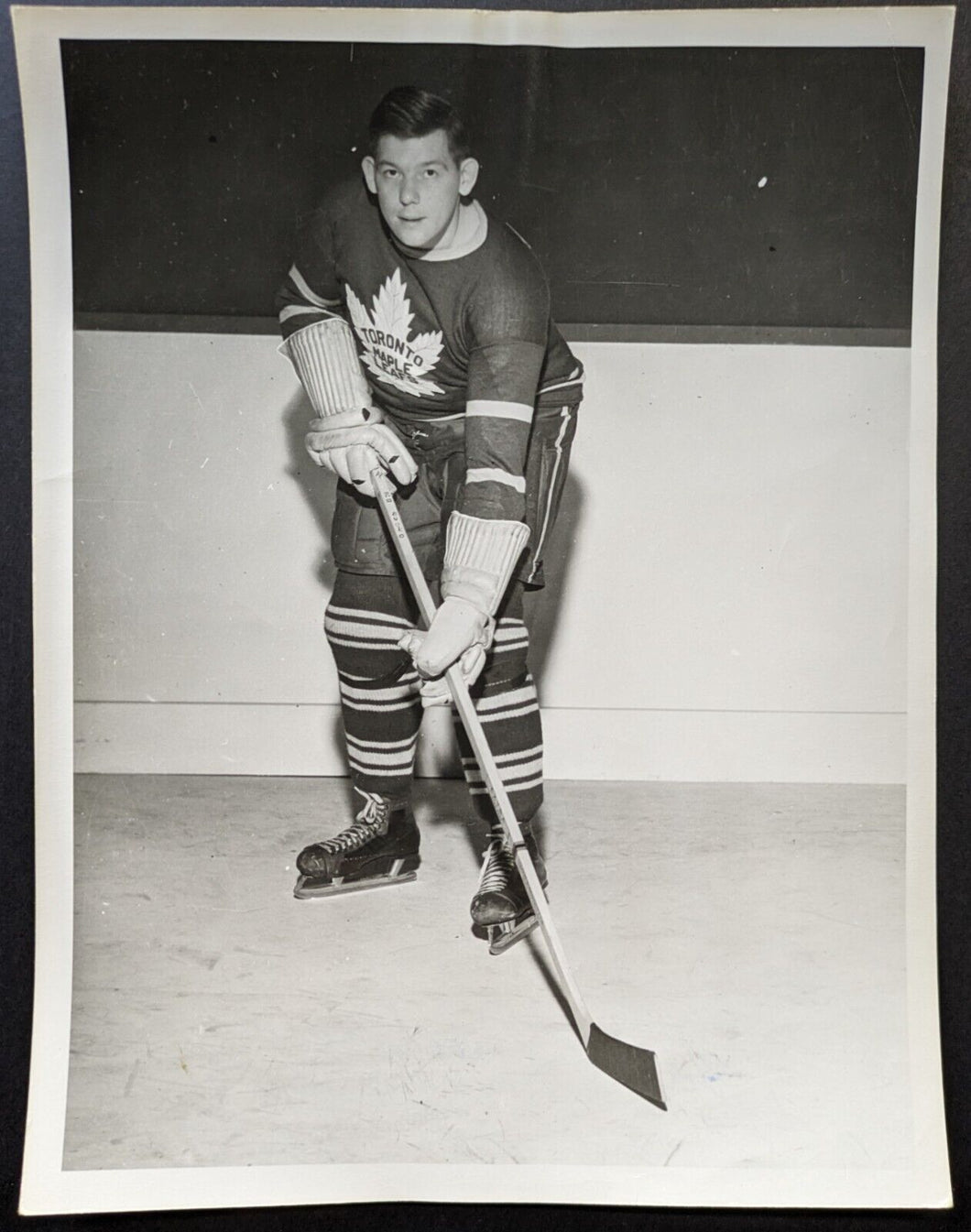 1939 Bucko McDonald Original Type 1 Photograph Turofsky Toronto Maple Leafs