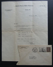 Load image into Gallery viewer, 1934 HAAA Annual Team Dinner Invitation + Envelope Hamilton Tigers Raymond Roach
