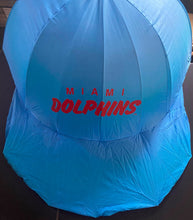 Load image into Gallery viewer, 1984 Miami Dolphins Hat Shaped Umbrella NFL Football Vintage
