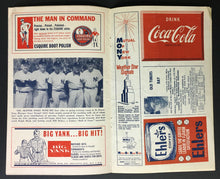 Load image into Gallery viewer, 1960 Yankee Stadium MLB Program New York Yankees Detroit Tigers Ruth DiMaggio
