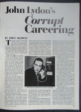 Load image into Gallery viewer, 1984 New York Rocker Magazine - Johnny Rotten Cover Vintage Music Sex Pistols
