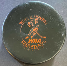 Load image into Gallery viewer, 1970s Indianapolis Racers WHA Hockey Game Puck Rubber Logo Vintage
