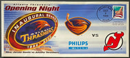 1999 Atlanta Thrashers Opening Night First Day Cover NHL Hockey vs New Jersey