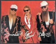 ZZ Top 8x10 Publicity Photo Vintage Rock Band Dusty Hill Frank Beard Ethridge