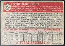 Load image into Gallery viewer, 1952 Topps Baseball #304 Sam Dente MLB Card Chicago White Sox 5th Series
