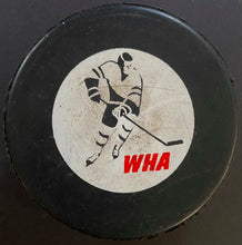 Load image into Gallery viewer, Phoenix Roadrunners WHA Hockey Game Puck Vintage Old Used Biltrite Slug 1975-77
