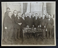 1926 Type 1 Photo American League Baseball Executives Ban Johnson Vintage LOA