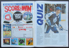 Load image into Gallery viewer, 1990 Maple Leaf Gardens NHL Program Toronto Maple Leafs vs LA Kings Wendel Clark
