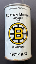 Load image into Gallery viewer, 1971-72 Boston Bruins Stanley Cup Champions Hockey Black Label Beer Can NHL
