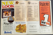 Load image into Gallery viewer, 1979 Pacific Coliseum Hockey Program Vancouver Canucks vs Minnesota North Stars
