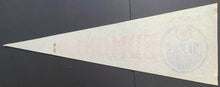 Load image into Gallery viewer, 1970's Alberta Oilers WHA Hockey Team Vintage Full Size Pennant 30" Defunct
