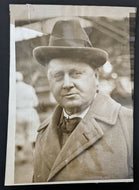 1923 Type 1 Photograph William Wrigley Chicago Cubs Owner Vintage Baseball LOA