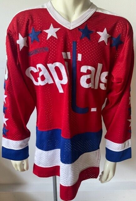 Bobby Carpenter #10 Washington Capitals Vintage NHL Hockey Jersey CCM