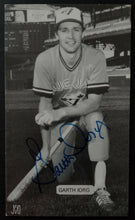 Load image into Gallery viewer, 1980 MLB Baseball Toronto Blue Jays Garth Iorg Autographed J D McCarthy Photo
