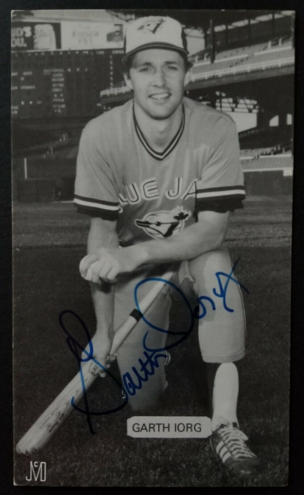 1980 MLB Baseball Toronto Blue Jays Garth Iorg Autographed J D McCarthy Photo