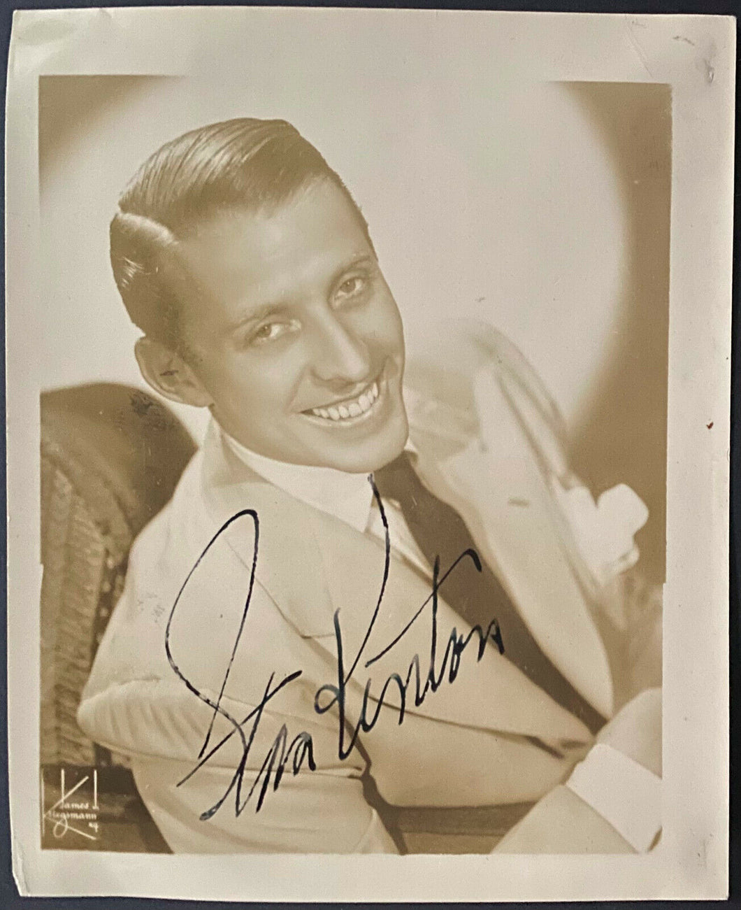 Stan Kenton Jazz Great + Big Band Leader Musician Signed Autographed Photo