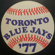 1977 Vintage MLB Baseball Toronto Blue Jays Inaugural Season Jersey Decal