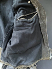 Load image into Gallery viewer, 1990s Indian Distressed Leather Motorcycle Jacket w/Large Back Patches M Vintage
