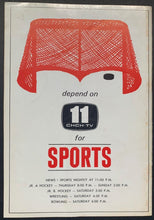Load image into Gallery viewer, 1964 Hamilton Red Wings OHA Major Jr A Kitchener Rangers Hockey Program NHL OHL
