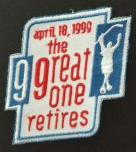 Load image into Gallery viewer, 1999 NHL Hockey Retirement Day Patch Wayne Gretzky + Vintage Card The Great One

