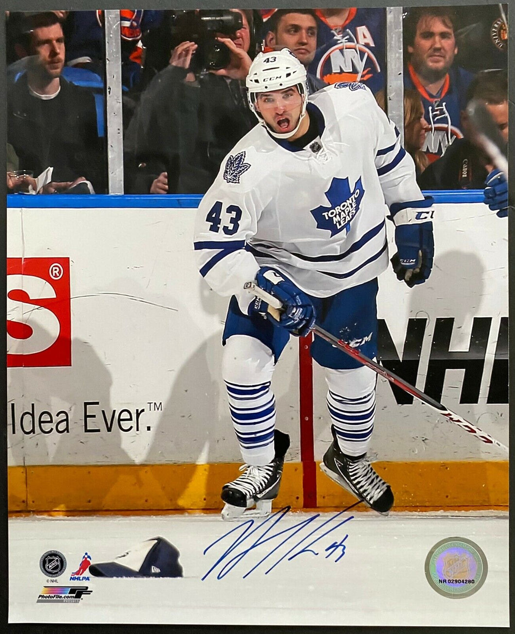 Signed NHL Hockey Toronto Maple Leafs Nazem Kadri Autographed Photograph