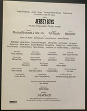 Load image into Gallery viewer, 2006 Jersey Boys Theatrical Program + Cast Insert La Jolla Playhouse
