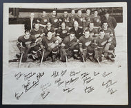 1942-43 Stanley Cup Champions Detroit Red Wings Photo - Facsimile Signatures