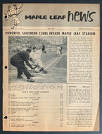 June 1956 Toronto Maple Leaf Baseball Club Newsletter International League